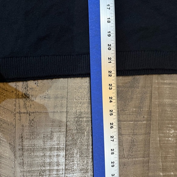 Talbots Fair Isle Cardigan Size Medium Nordic Festive Black White - Picture 6 of 6